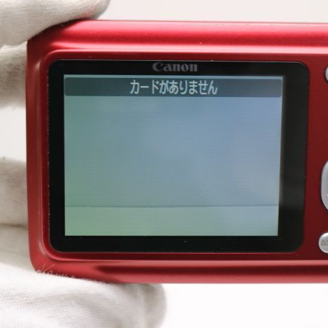 超美品 PowerShot A480 レッド 即日発送 Canon デジカメ デジタル