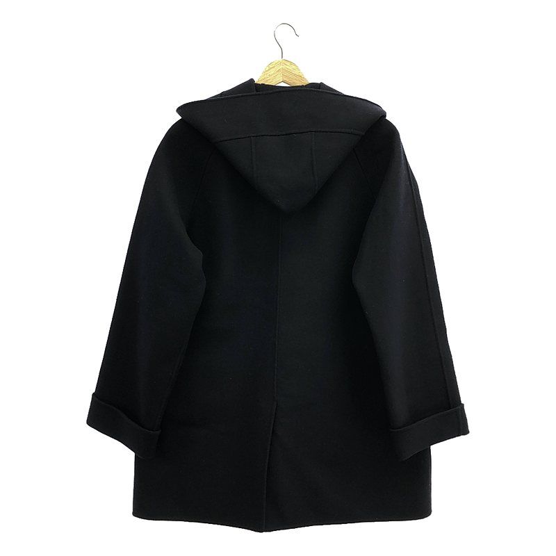 GALERIE VIE ライトメルトンフーテッドコート 美品】 GALERIE VIE / ギャルリーヴィー | ライトメルトン フーデッド