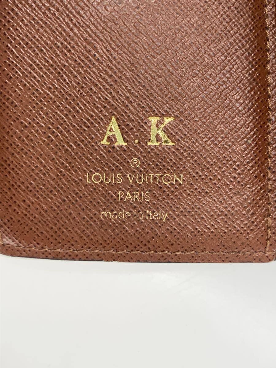 LOUIS VUITTON ポルト・フォイユ・ヴィクトリーヌ_モノグラム・キャンバス_BRW PVC ブラウン 総柄 レディース - メルカリ