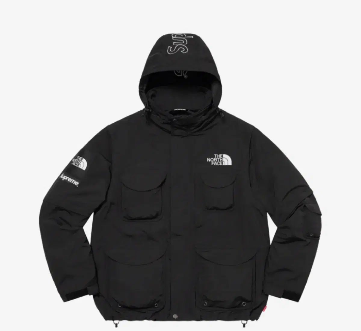 Supreme x THE NORTH FACE ザノースフェイス トレッキング コンバーチブル ジャケット ブラック - 22SS