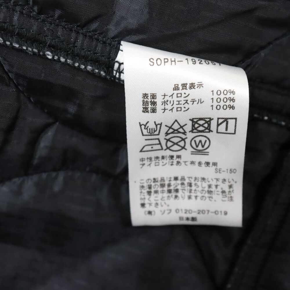 SOPHNET. (ソフネット) 19AW QUILTING SHIRT CARDIGAN キルティング 