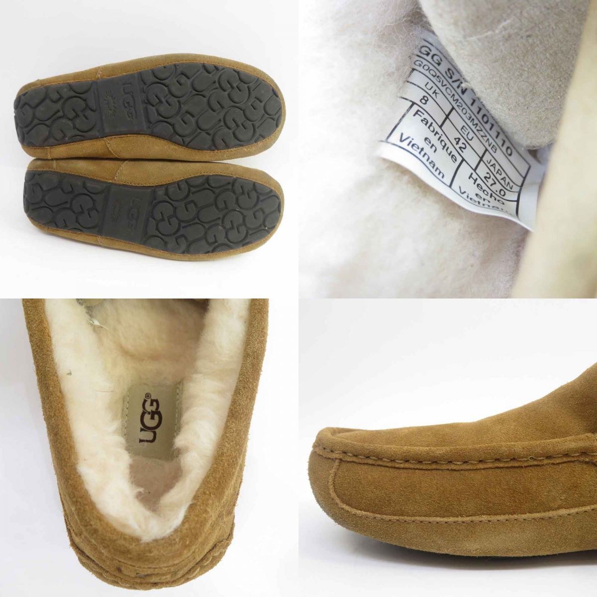 新品未使用　UGG アグ　Ascot　US9サイズ 27cm UGG 【並行輸入】アグ メンズ アスコット Men's Ascot