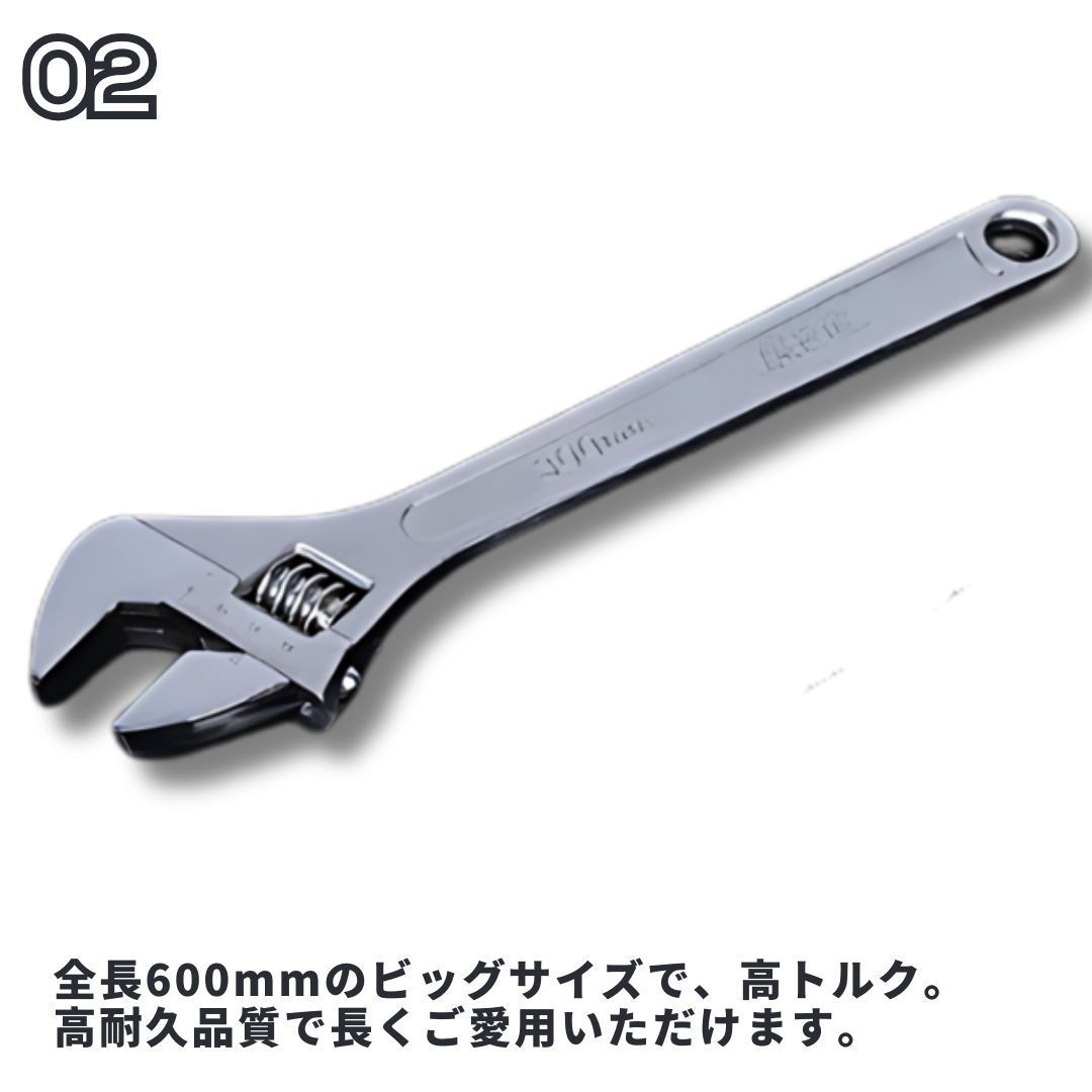 RIDGID(リジッド) ハンドツール スパナ・レンチ・モンキー 1019 ベースンレンチ 31180 RIDGID(リジッド) ハンドツール スパナ・レンチ・モンキー E-24 エンド