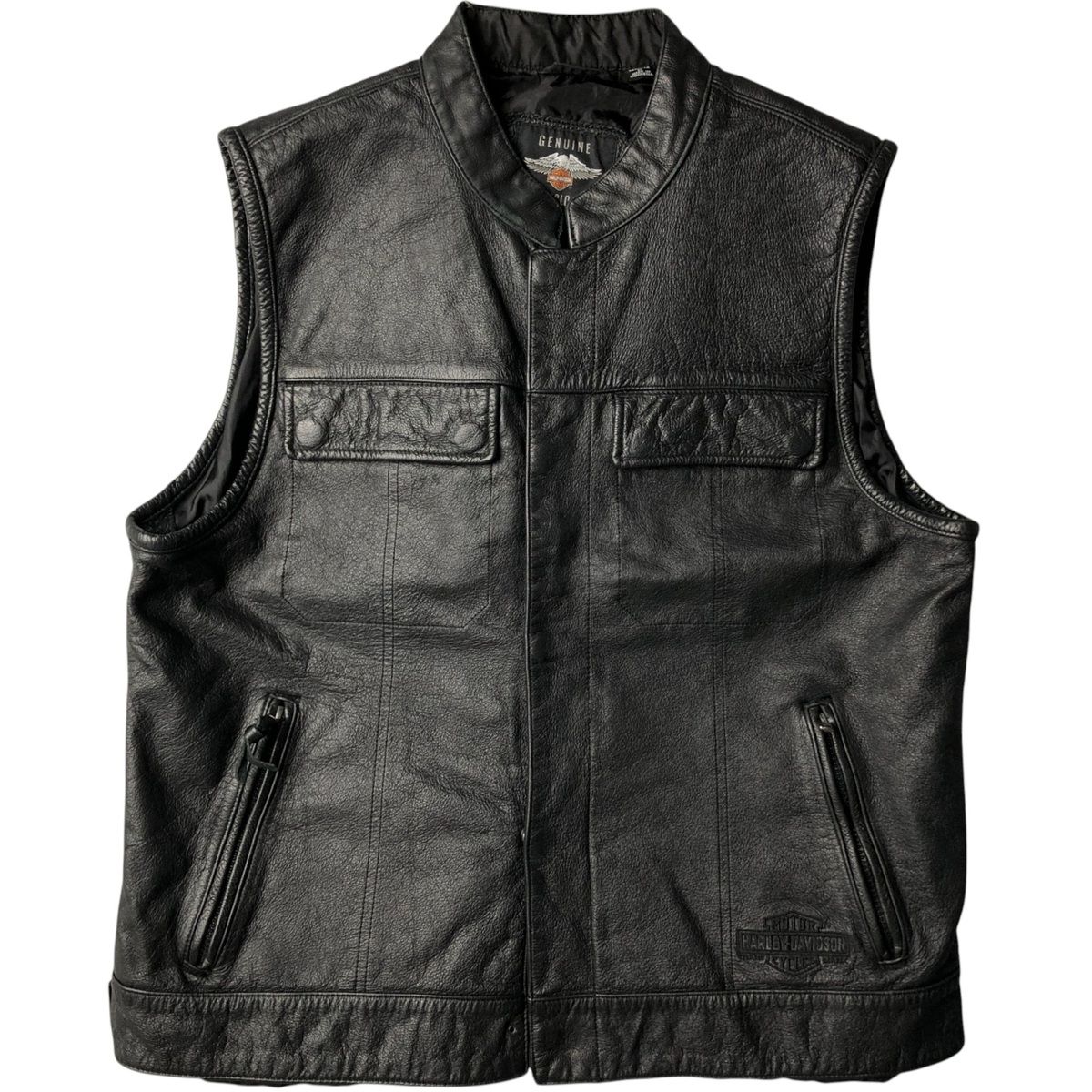 古着 ハーレーダビッドソン Harley-Davidson レザーベスト