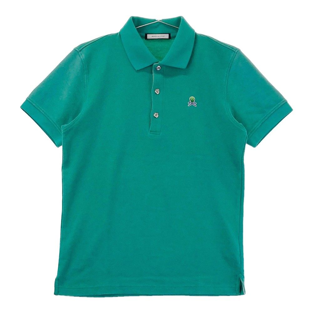 マークアンドロナ　MARKu0026LONA ポロシャツ サイズ：44 MARKu0026LONA マークアンドロナ 半袖 ポロシャツ グリーン