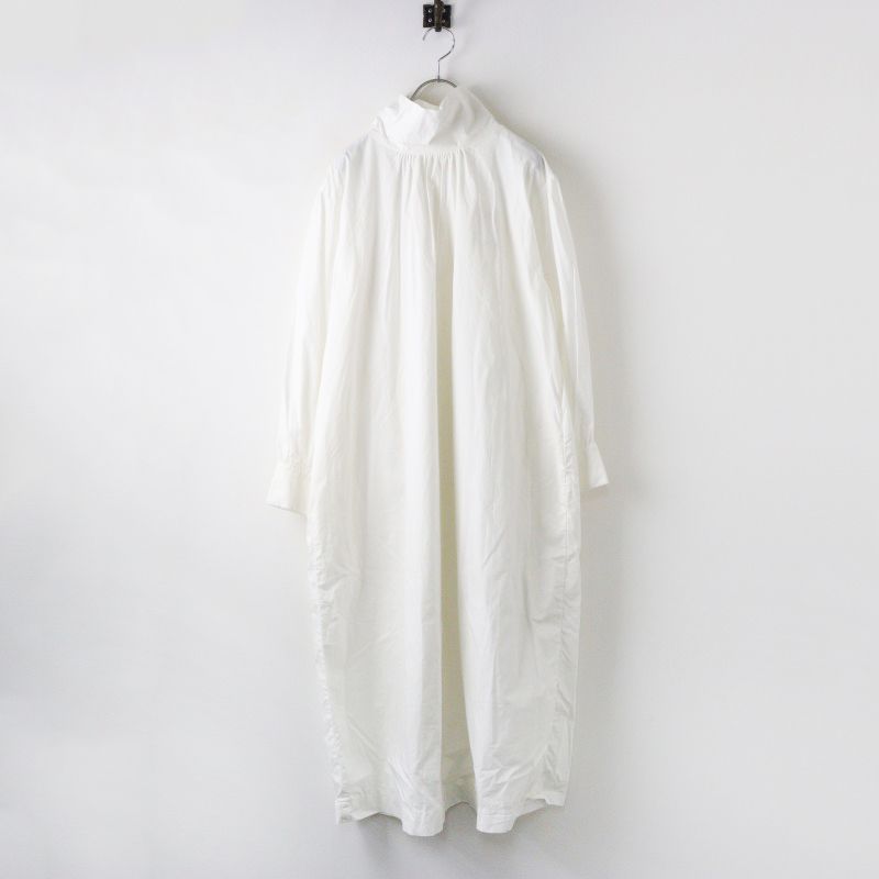 定価22000円 Gauze ガーゼ コットン 2way ギャザー クリムト ワンピース ホワイト|白 ロング ドレス 2400014444407