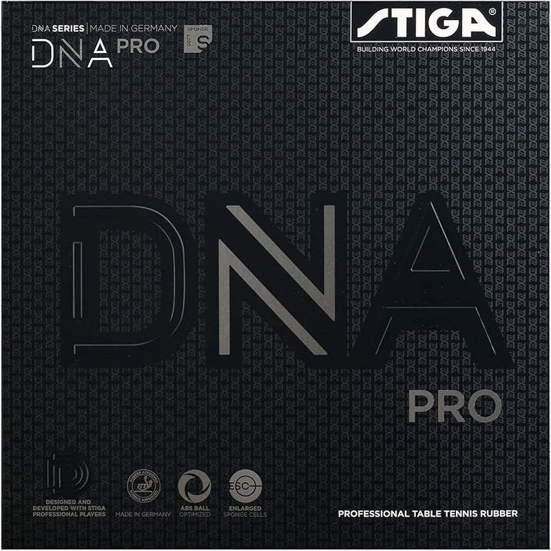 STIGA(スティガ) 卓球 ラバー テンション系裏ソフト DNA プロ S ブラック 厚