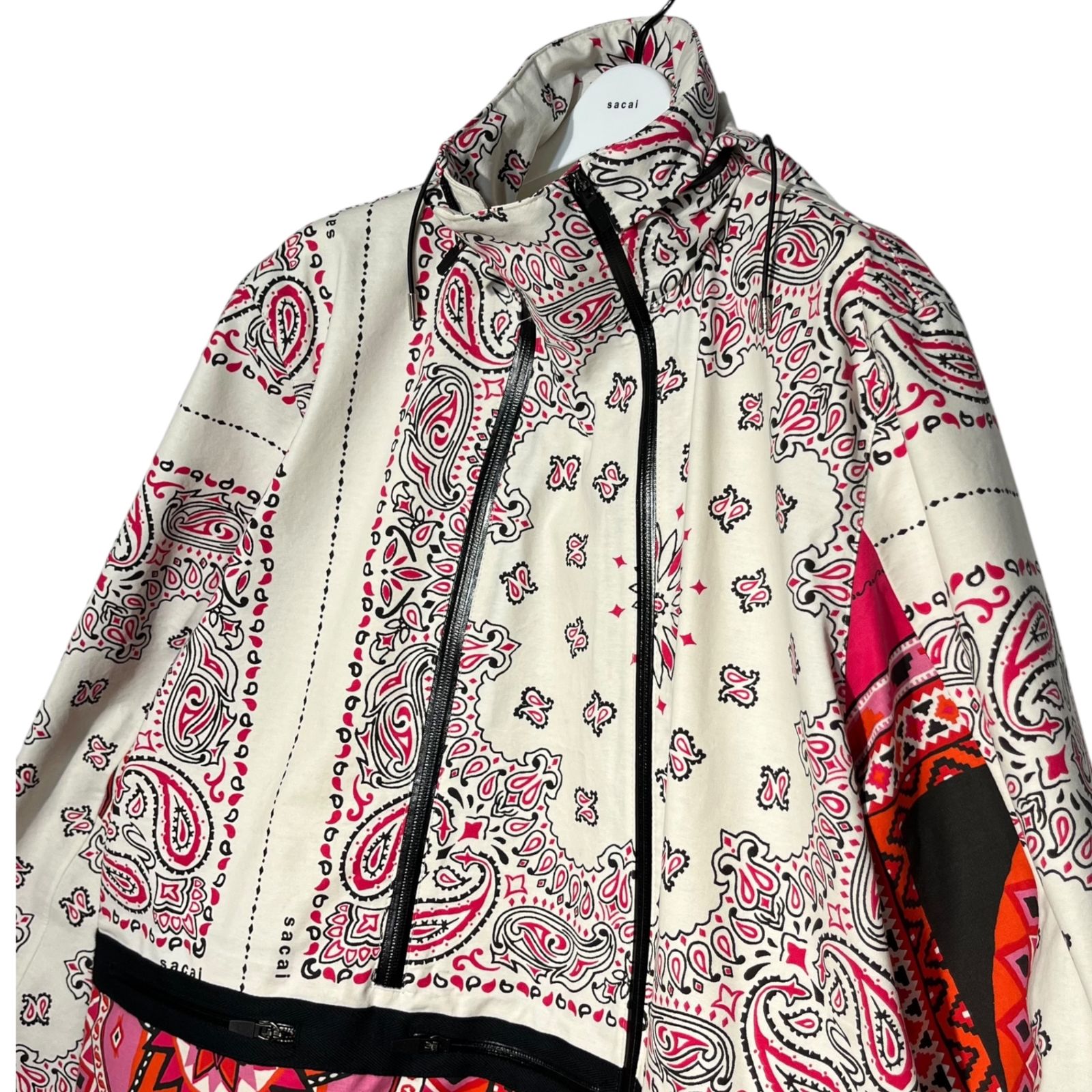 sacai(サカイ) 22SS Bandana Print Paisley Mountain Hood