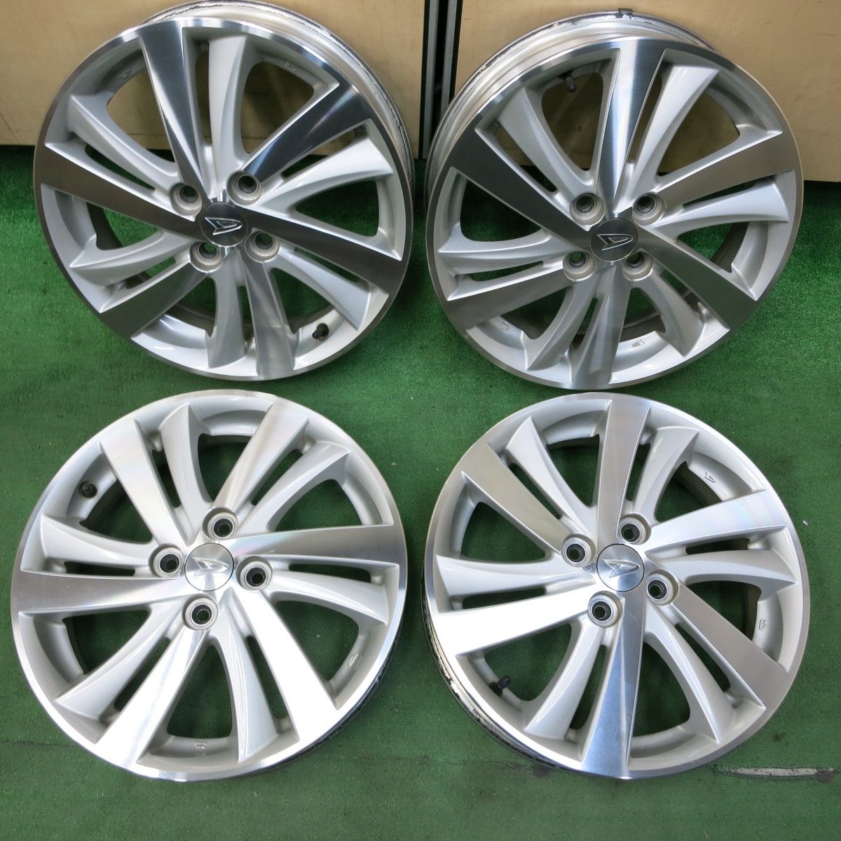 送料無料* キレイ☆ダイハツ LA100S ムーヴ カスタム RS 純正 ホイール 16インチ 16×4.5J  PCD100/4H☆4091308SYホ - メルカリ