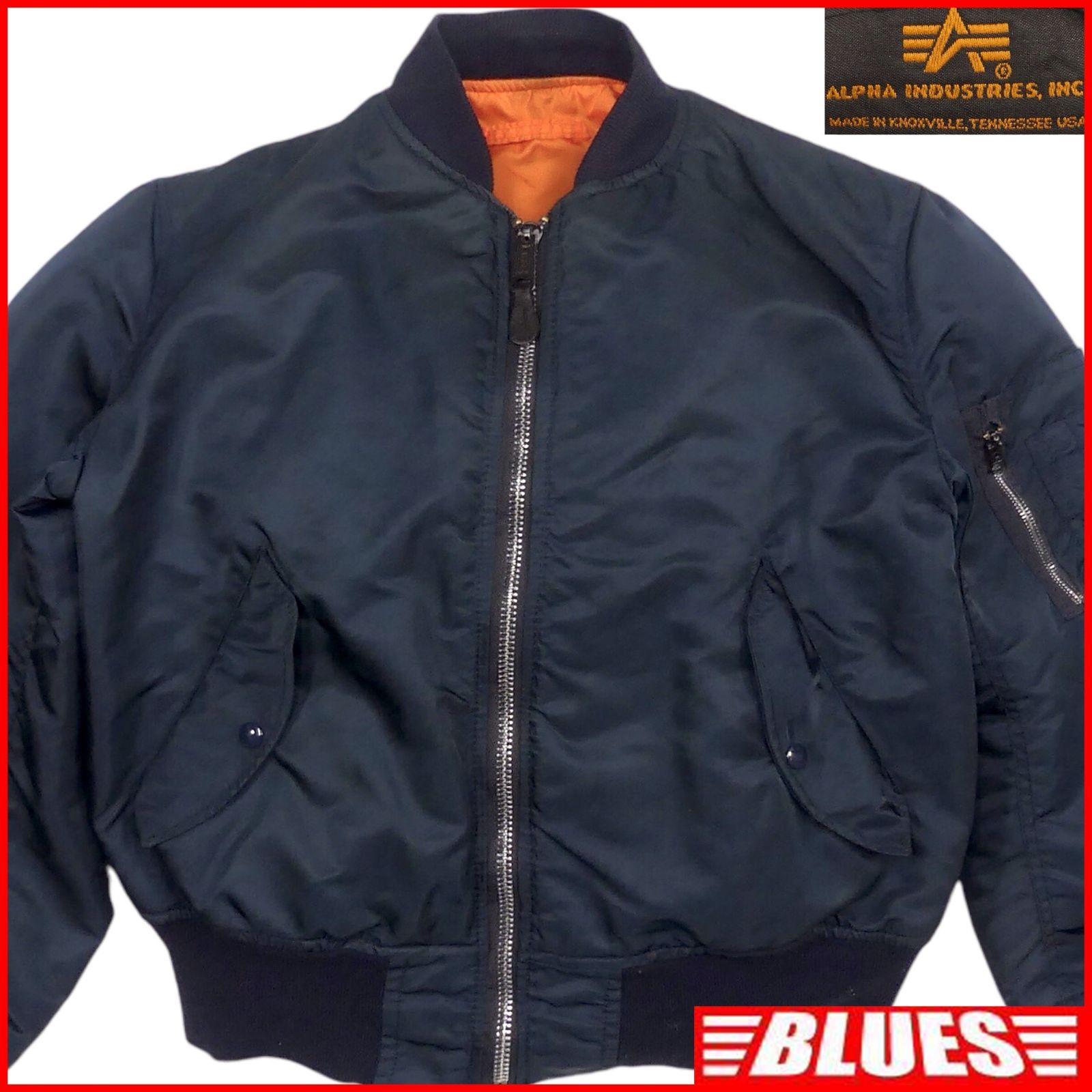 ALPHA INDUSTRIES USA製 フライトジャケット Alpha Industries ALPHA アルファ デッドストック MADE IN USA N