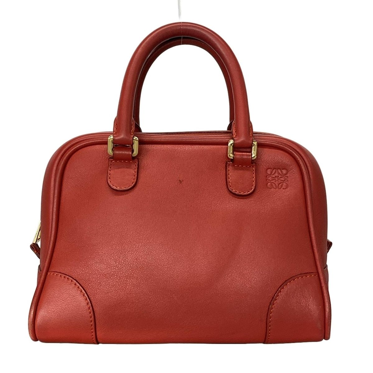 LOEWE ロエベ ハンドバッグ アマソナ75スモール レッド レザー