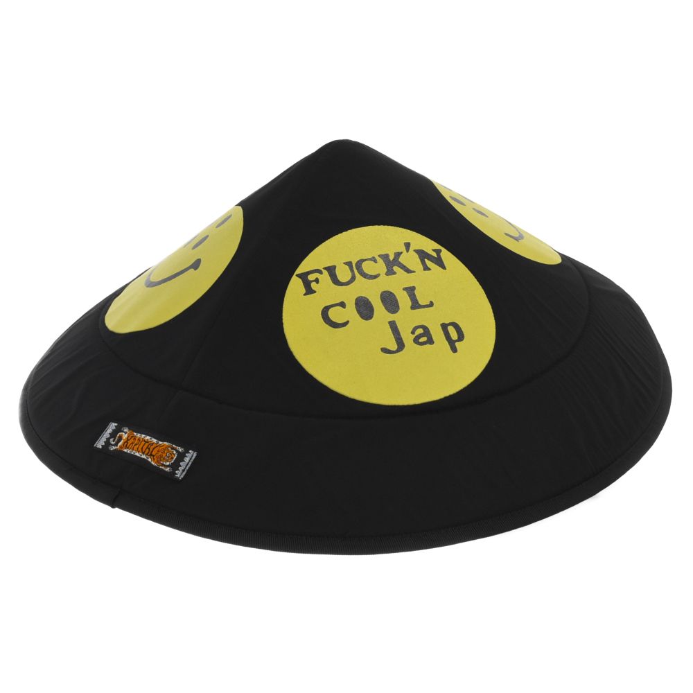 kapital 20ss チルバハット スマイル 黒 ナイロンハット