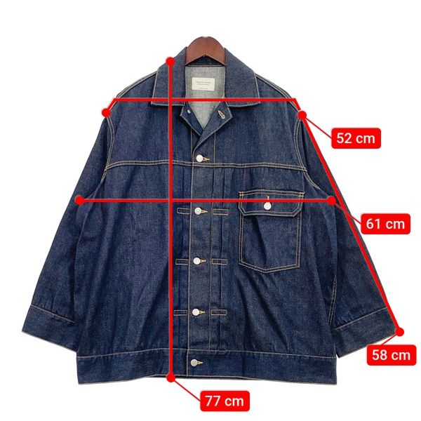 美品　ビューティフルピープル　デニムジャケット　38 楽天市場】beautiful people selvedge denim big blouson