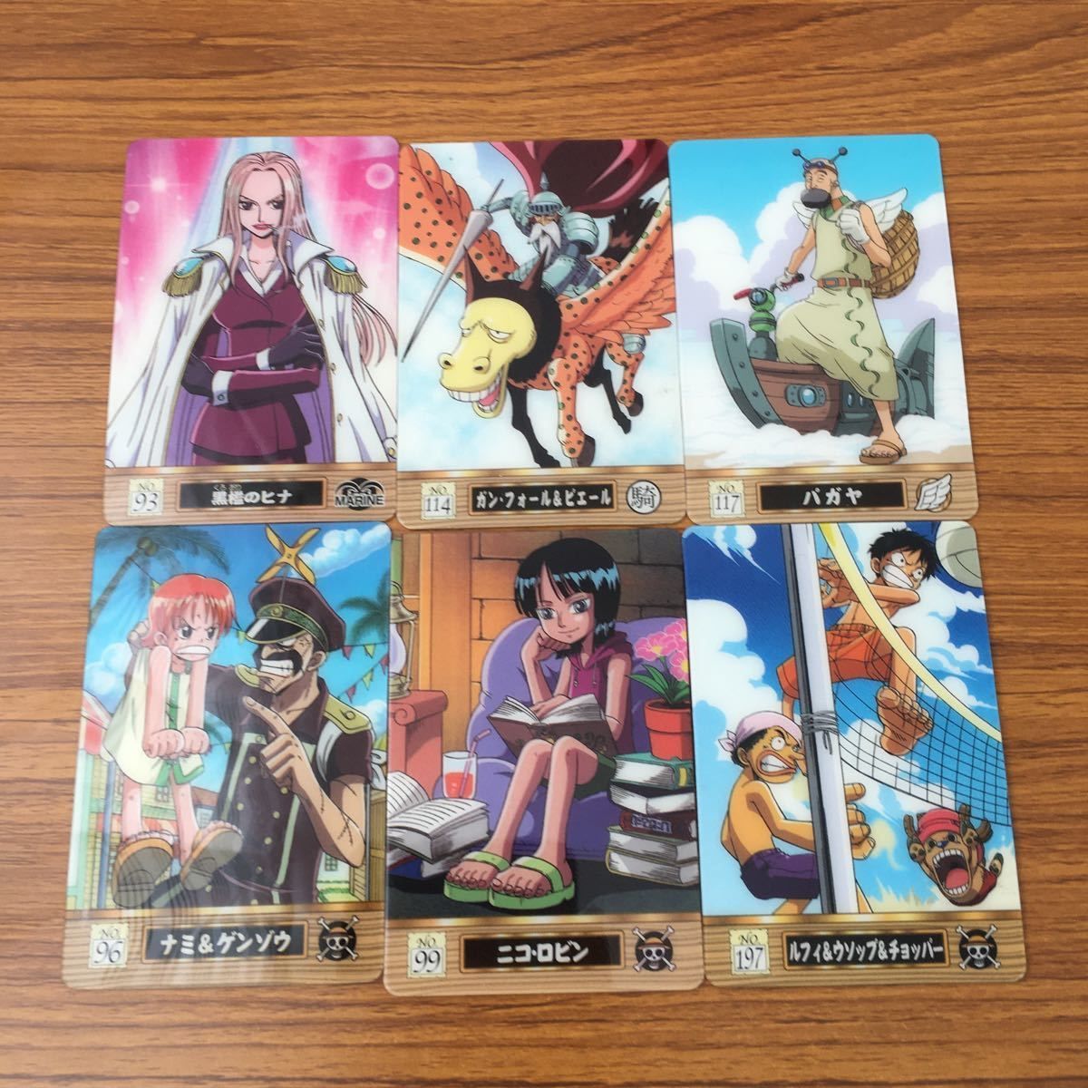 井6 カード トレカ まとめ ワンピース ワンピ 93 96 99 114 117 197