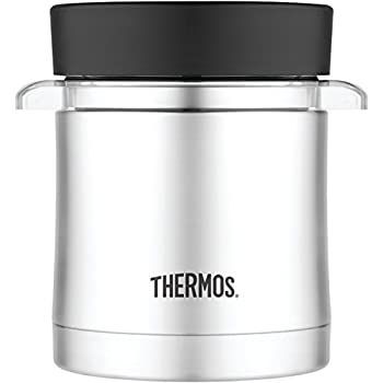 Thermos Food Jar with Microwavable Container 12-Ounce Stainless Steel フードジャー 340g