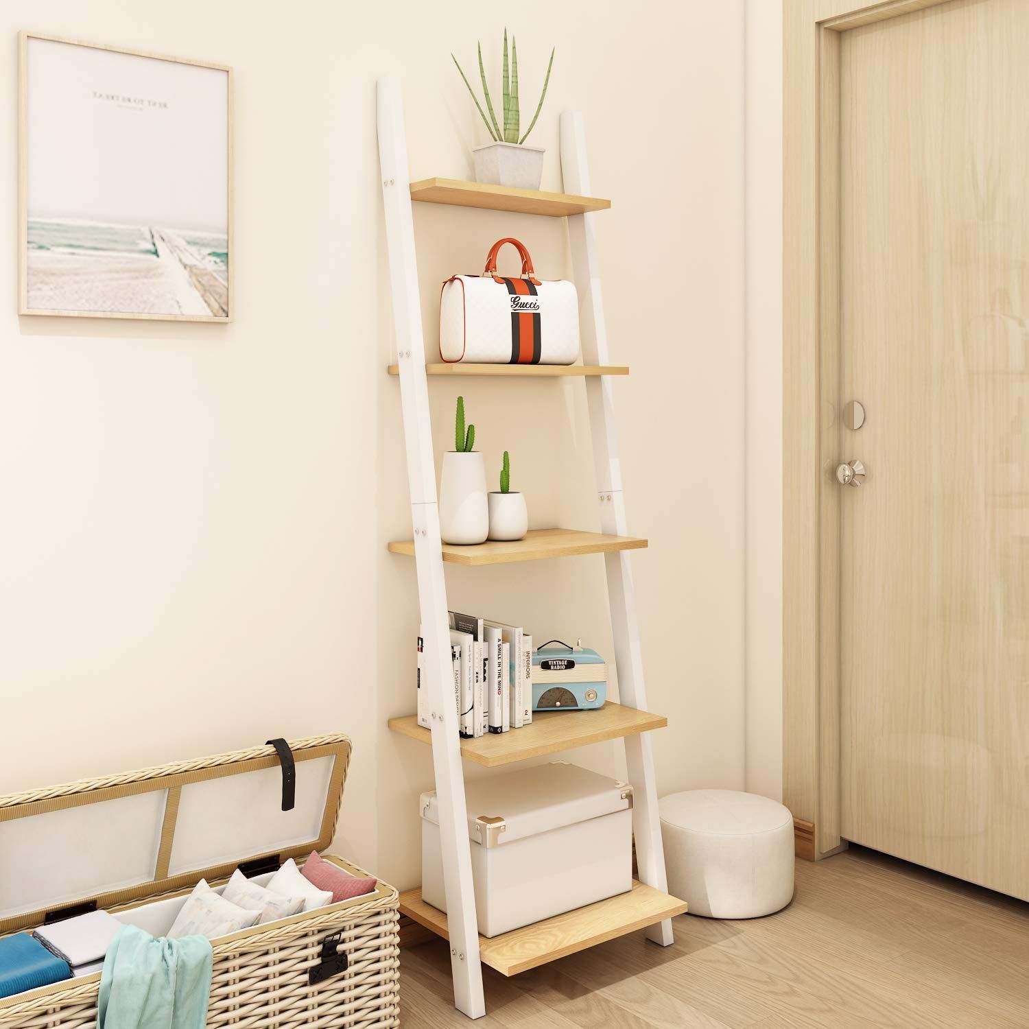 北欧風 木製キャビネット チェスト フラワータイル タンス 602-1053