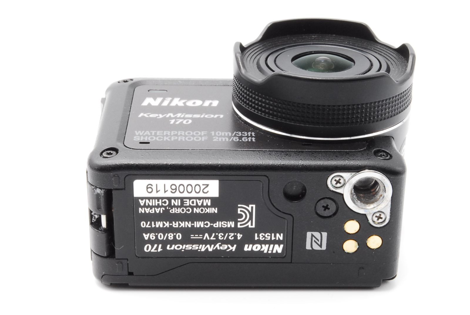 Nikon ニコン 防水アクションカメラ KeyMission 170 BK ブラック #562