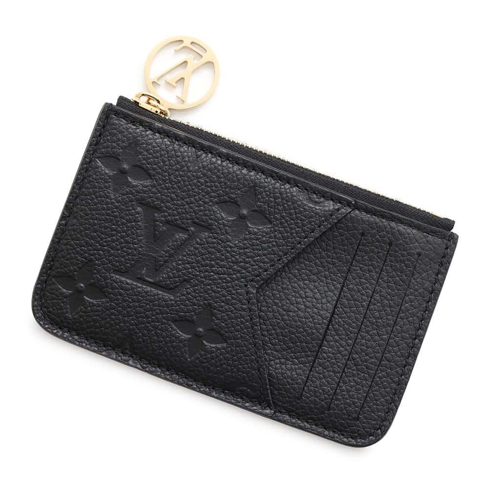 ルイヴィトン カードケース モノグラム アンプラント ポルト カルト ロミー M81883 LOUIS VUITTON ブラック 黒 小銭入れ