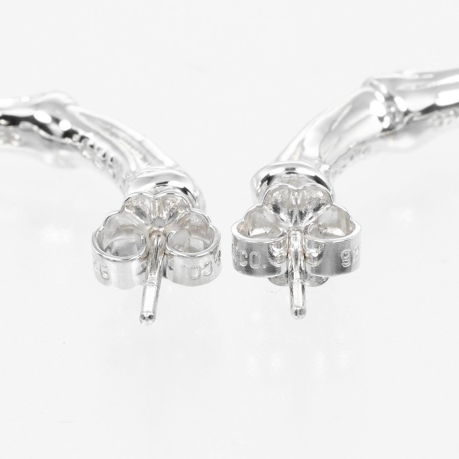 Tiffany バンブー　ピアス　silver925 TIFFANY&Co. 【美品】ティファニー バンブーピアス フープ