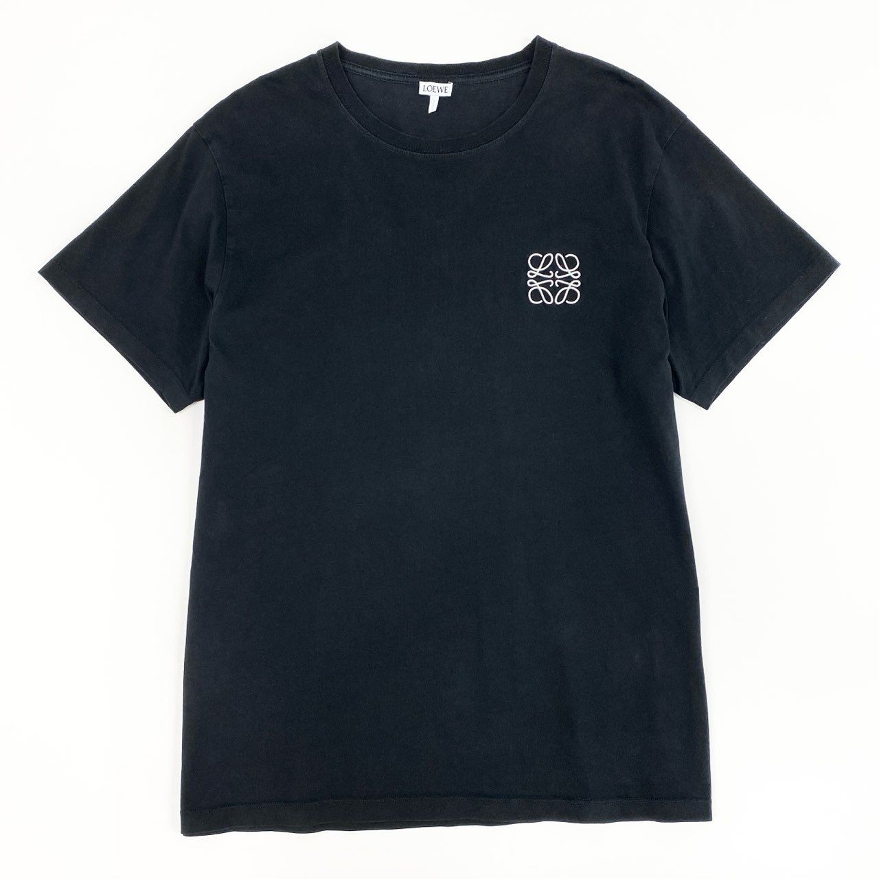 31f14 LOEWE ロエベ アナグラム刺繍 クルーネック Tシャツ 半袖