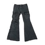 セレクト品 Cargo bootcut denim Gray カーゴブーツカットデニム