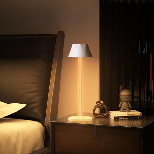 Feallive間接照明テーブルランプコードレスおしゃれ読書灯6000mAhLED3色モード無段階に調光充電式卓上ライトType-C充電ケーブルメモリ機能授乳ライトナイトライトベッドサイドランプ