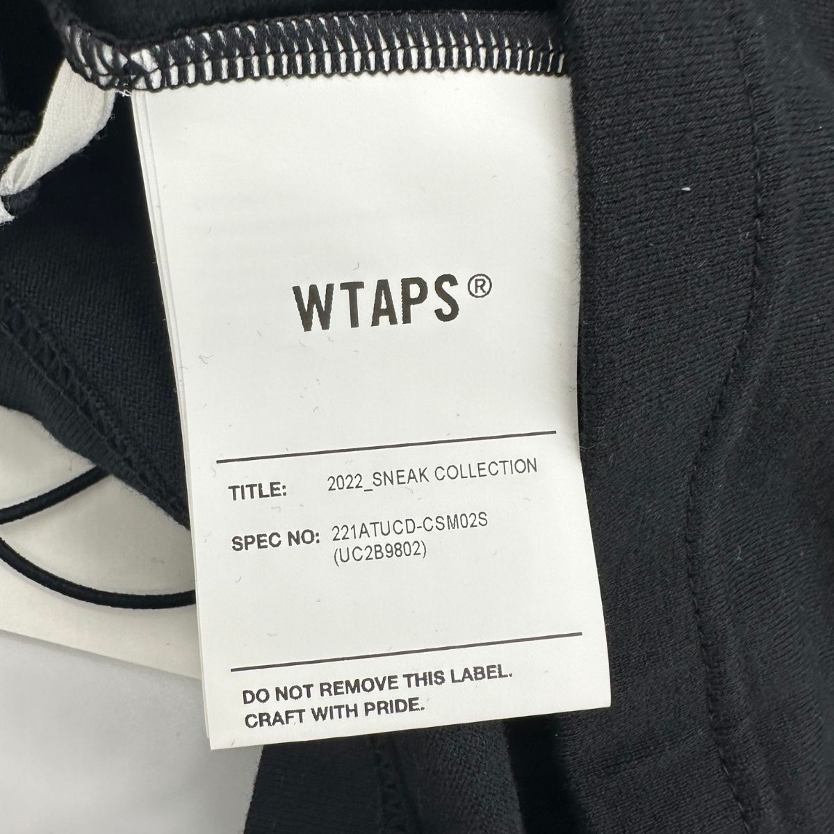 新品】WTAPS GIG / LS / COTTON. UNDERCOVER 221ATUCD-CSM02S BLACK ...