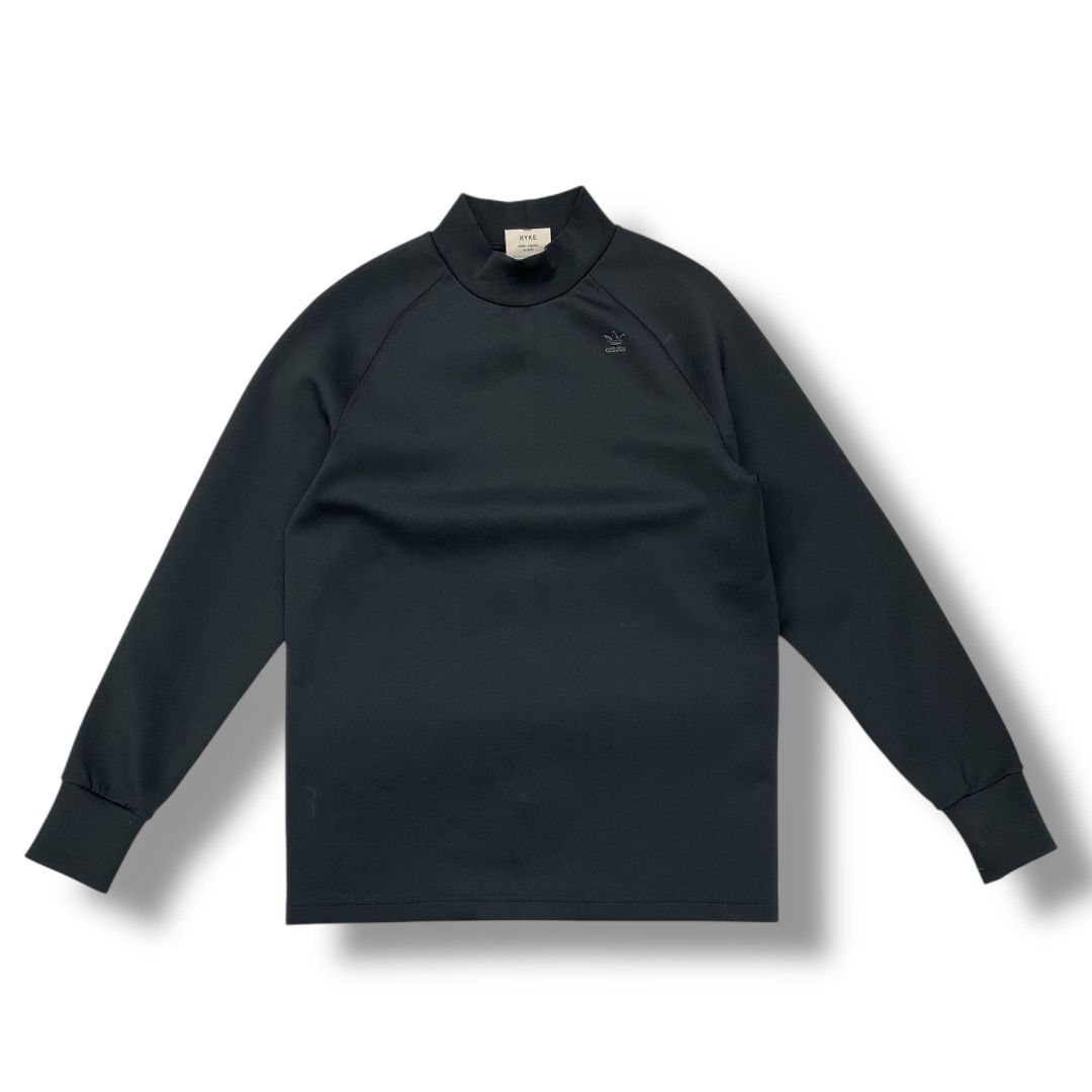最終値下げHYKE 長袖 ブラック 1 SMALL HYKE ハイク adidas コラボ HY MOCK NECK LS ハイネック プルオーバー
