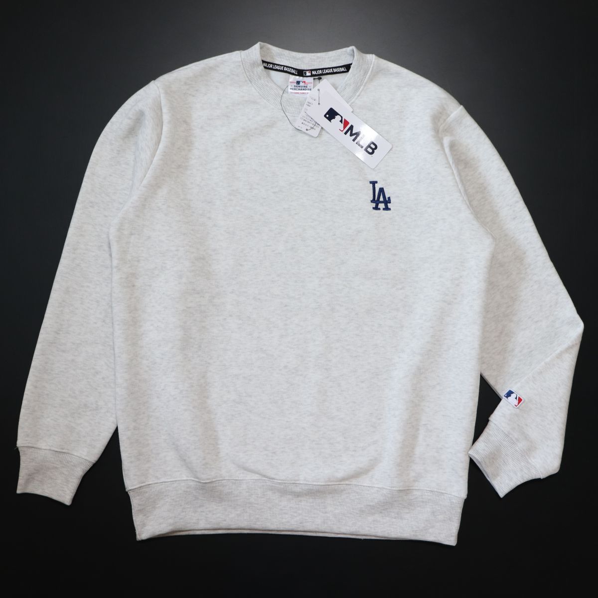 【新品】 MLB公式 メンズ LL ドジャース 大谷翔平 裏起毛 トレーナー MLB ドジャース大谷翔平パーカースウェット 裏起毛M