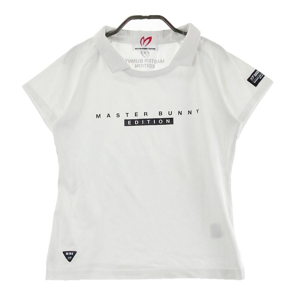 サイズ 0 MASTER BUNNY EDITION マスターバニーエディション 襟付き 半袖Tシャツ ホワイト系 240101438802 ゴルフウェア レディース ストスト