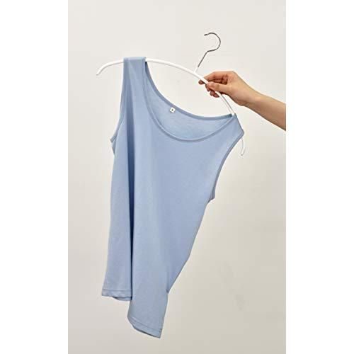 マワ すべり落ちない ハンガー 人体ハンガー ドイツ製 10本組 ホワイト 120258