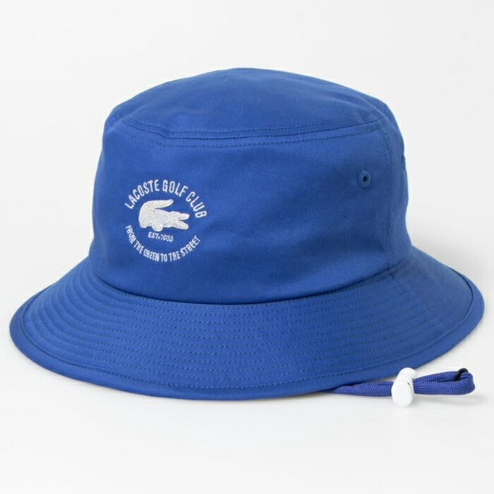 【LACOSTE×GOLF le FLEUR】　バケットハット LACOSTE ラコステ ゴルフクラブバケットハット L1290 MADE IN