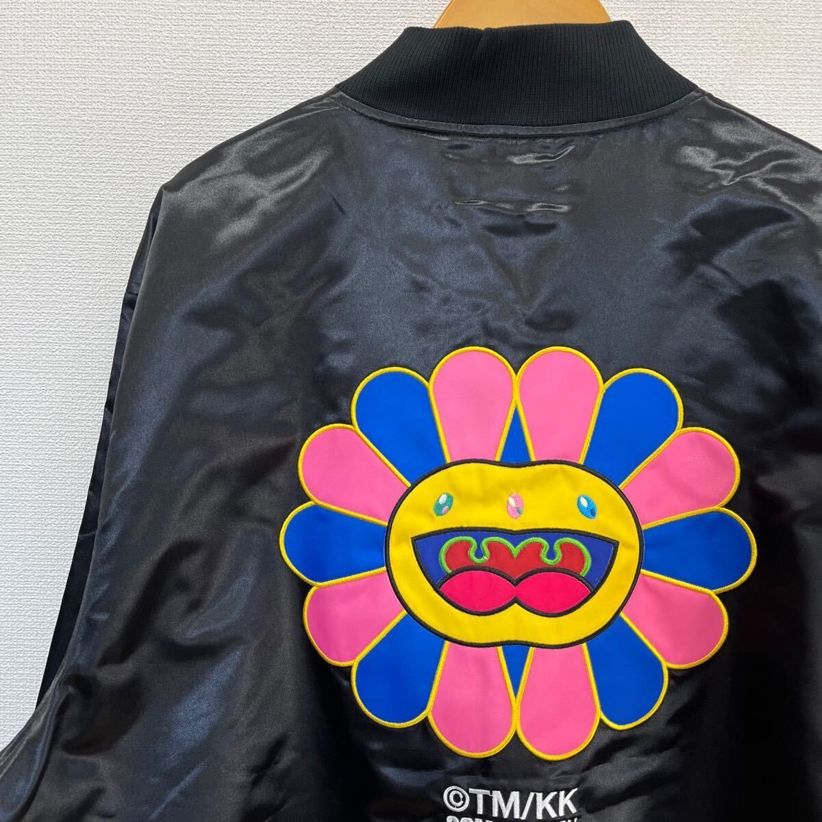 村上隆 × ComplexCon × LAKERS ナイロンスタジャン 黒 M Mitchell & Ness ミッチェルアンドネス LAKERS 村上隆 カイカイキキ