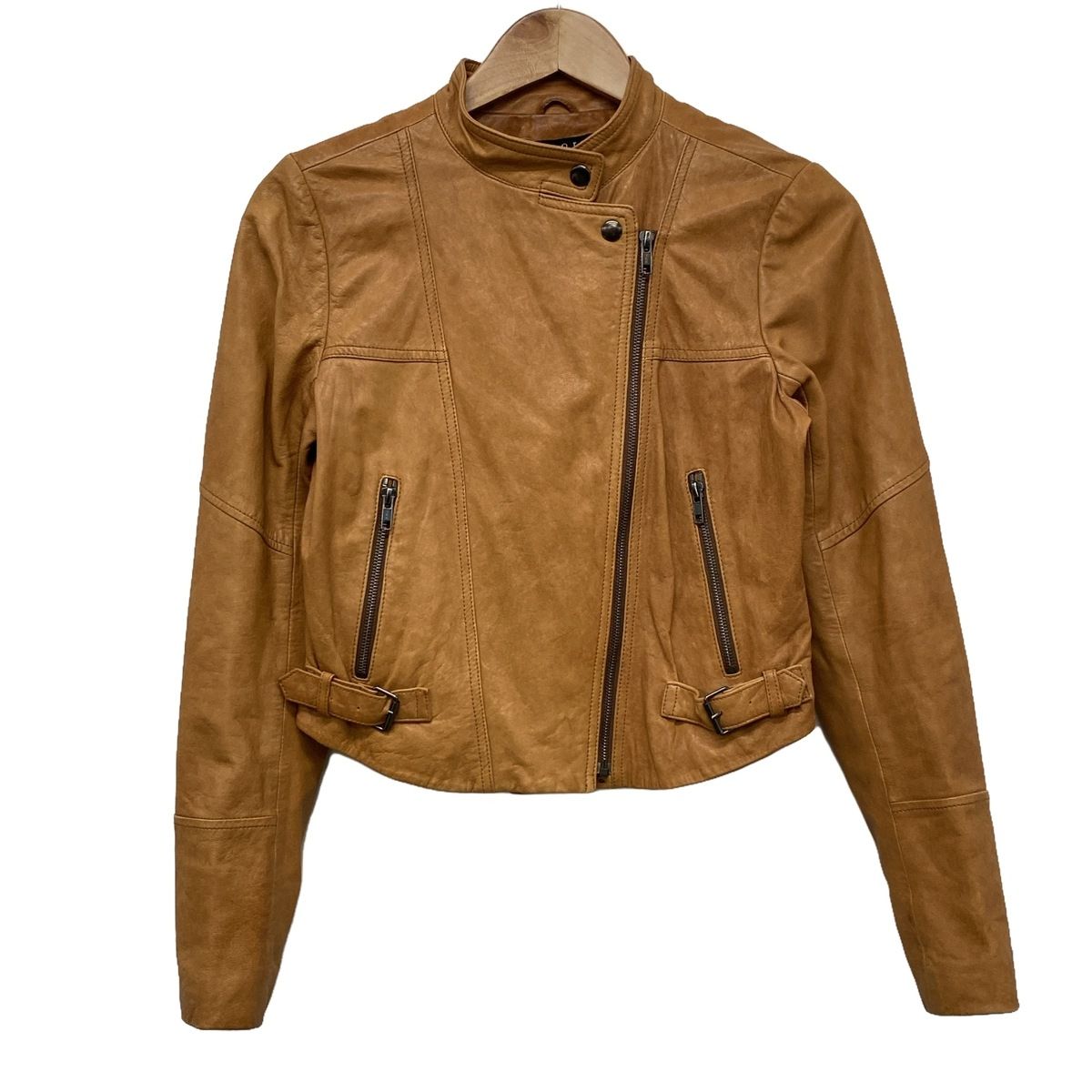 セオリー カーキ レザー ジャケット Sサイズ 【公式通販】