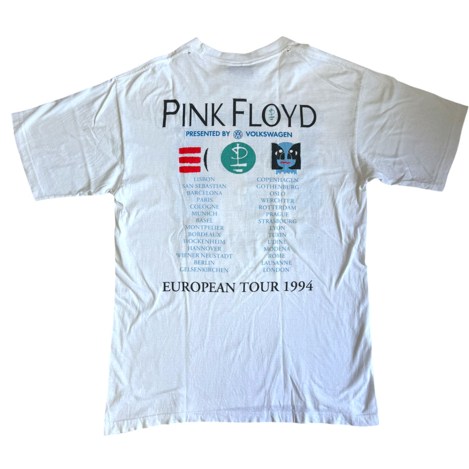 90s PINK FLOYD The Division Bell European Tour 1994 Tシャツ