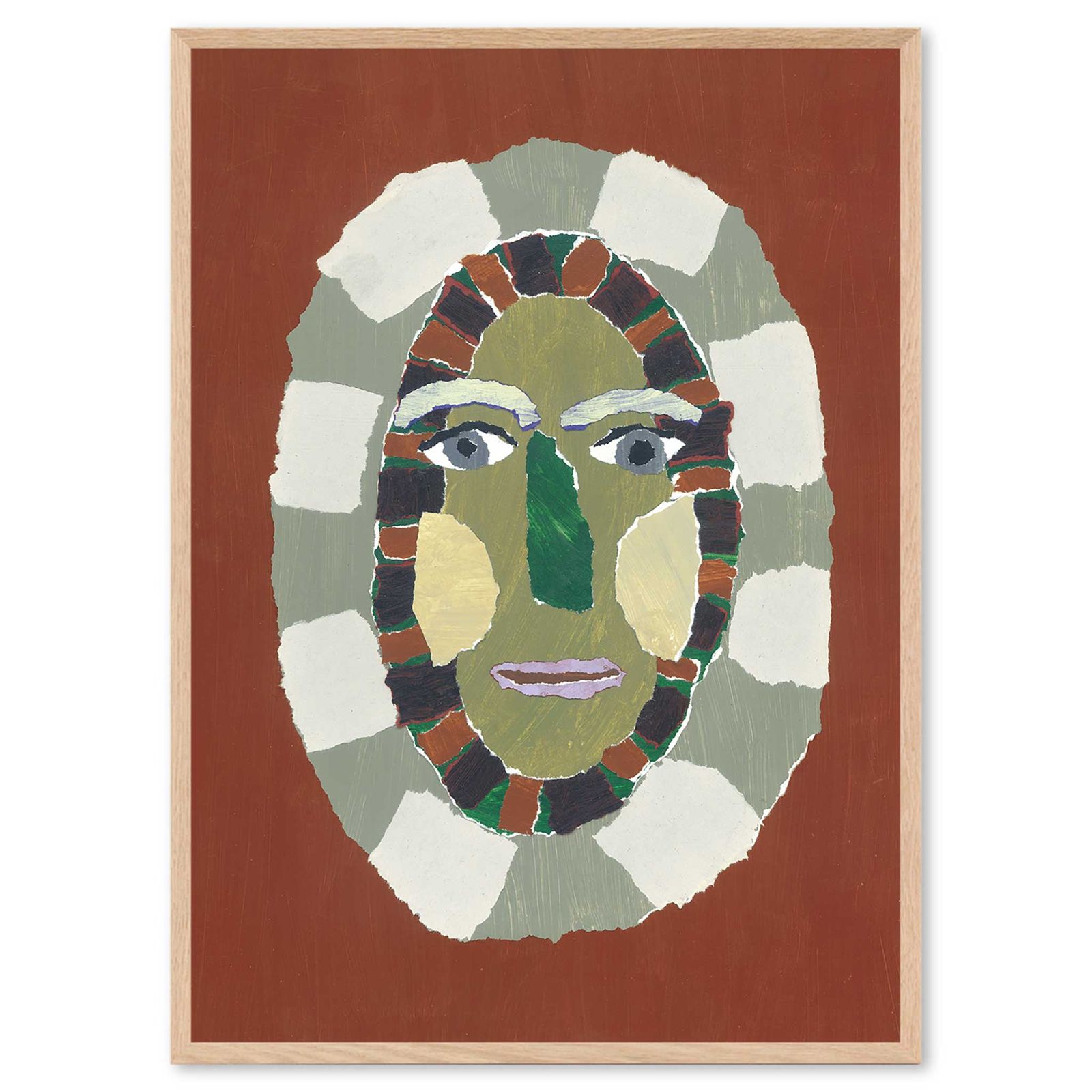 The Poster Club アートポスター 50×70cm Collar Portrait/124x17341