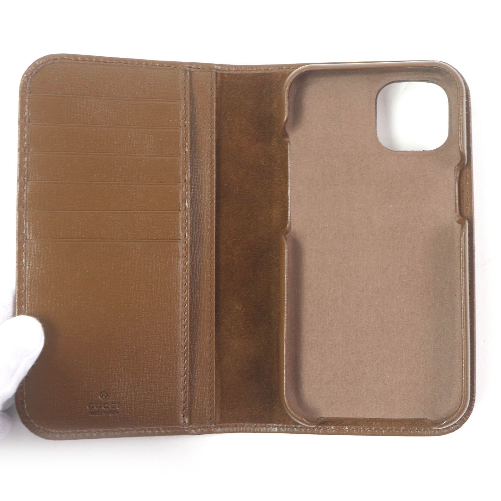 未使用品□GUCCI グッチ 760184 GGスプリーム iPhone15対応 未使用品□GUCCI グッチ 760184 GGスプリーム iPhone15対応