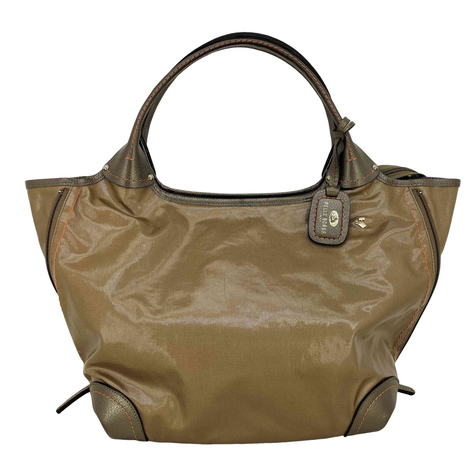 ペレボルサ PELLE BORSA ビニール レザー トートバッグ