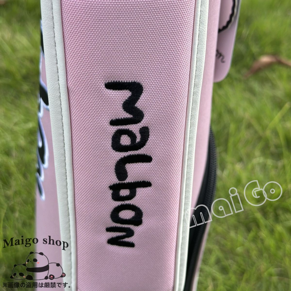 【人気商品】malbon golf マルボンゴルフ キャディバッグ 自立型 レディース ゴルフバッグ ピンク ウサギ 安定感 防水耐摩耗性 撥水性 練習用 スタンド式