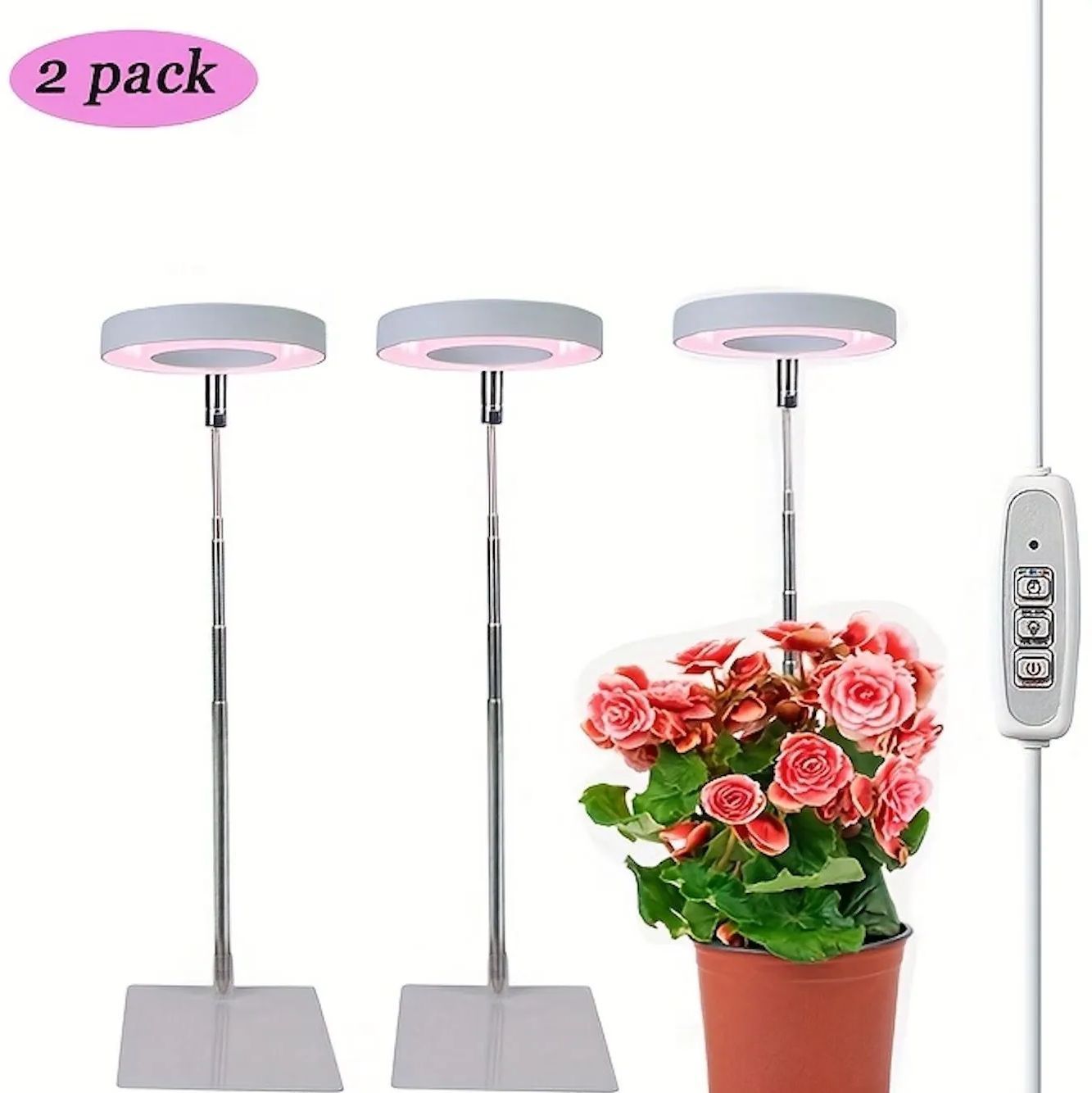 LED植物育成ライト、スタンド付き4ヘッド Amazon.co.jp: LED植物育成ライト、スタンド付き4ヘッドプラント