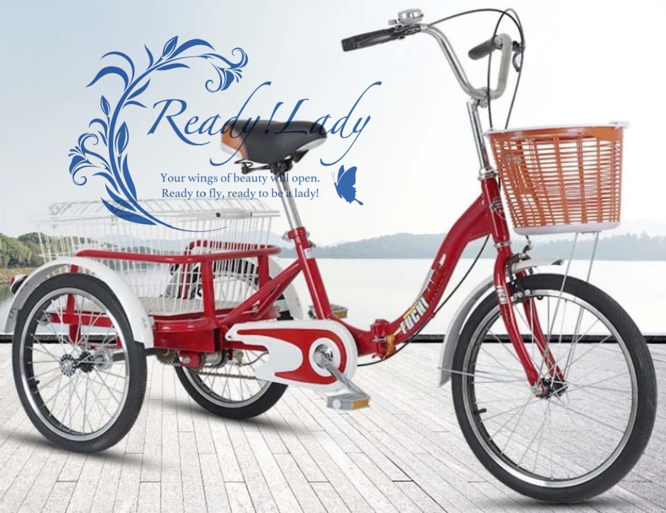 未使用♪三輪自転車♪16インチ♪シングルスピード♪YASHIDI♪ 未使用♪三輪自転車♪16インチ♪シングルスピード♪YASHIDI♪