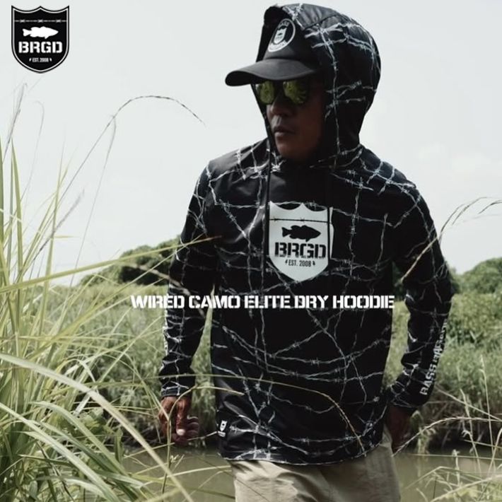 バスブリゲード ドライパーカー BASS BRIGADE WIRED CAMO ELITE DRY