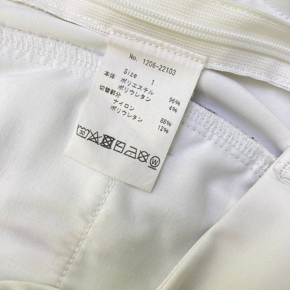 サイズ：1 CPG GOLF シーピージーゴルフ ストレッチスカート ホワイト