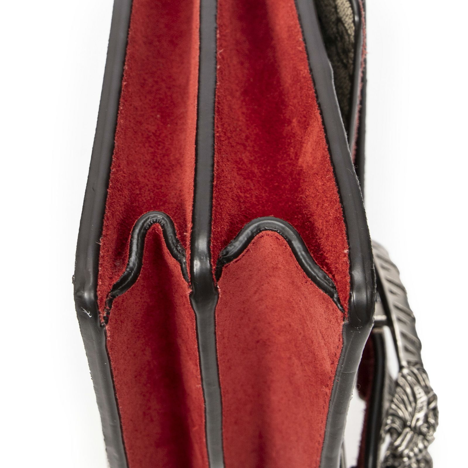 クロスボディ赤 ベージュスプリームPVCキャンバスA