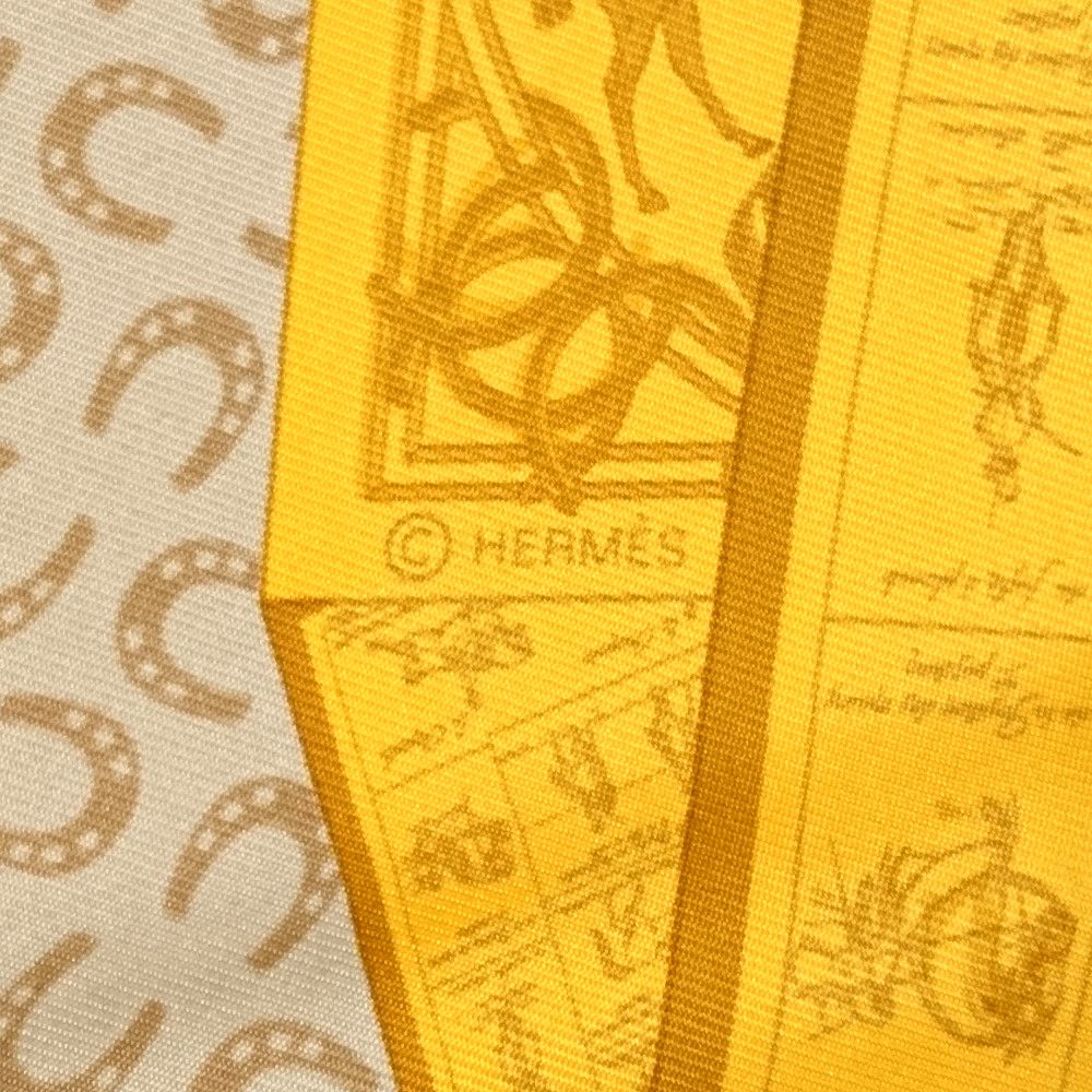HERMES エルメス シルク スカーフ カレ90 A Cheval sur mon Carre カレ
