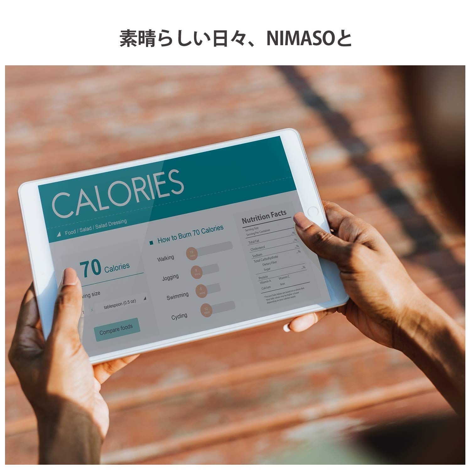 NIMASO ガラスフィルム iPad 9.7 5 6世代 用 iPad Air2 Air (2013