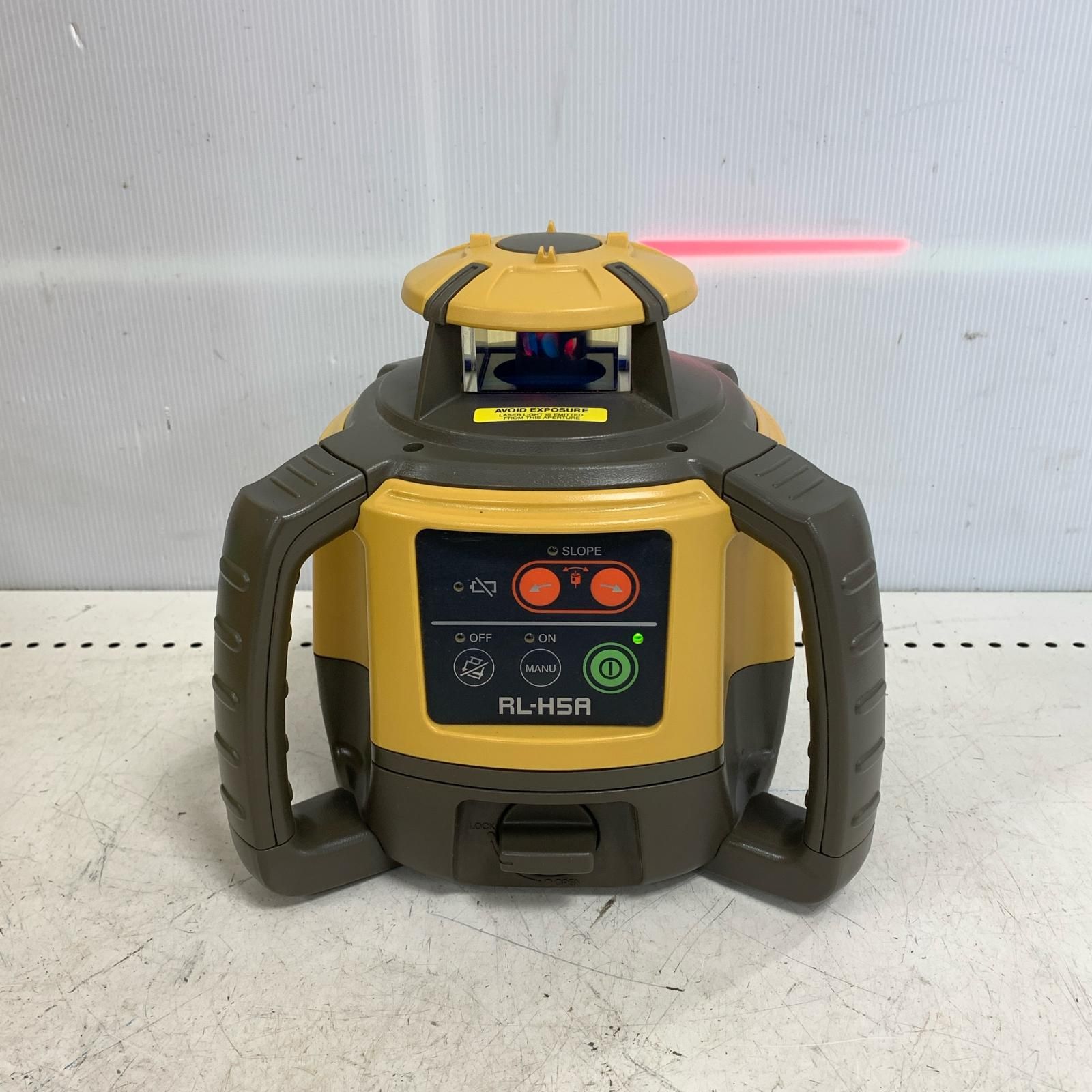 ♭♭TOPCON ローテ―ティングレーザー 　ケース付 RL-H5A イエロー ♭♭TOPCON ローテ―ティングレーザー ケース付 RL-H5A イエロー