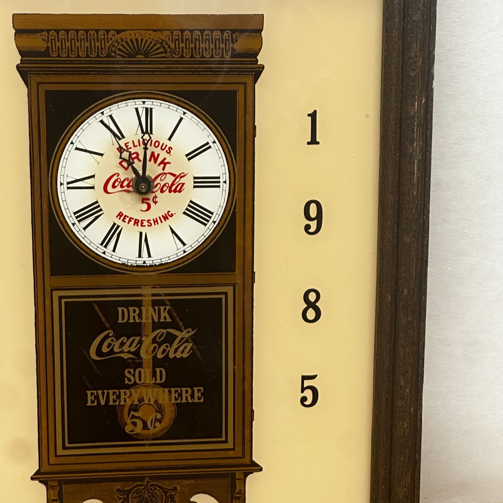 コカコーラ　Coca-Cola 70s アンティーク掛け時計 Yahoo!オークション -「コカコーラ 時計 ヴィンテージ」の落札