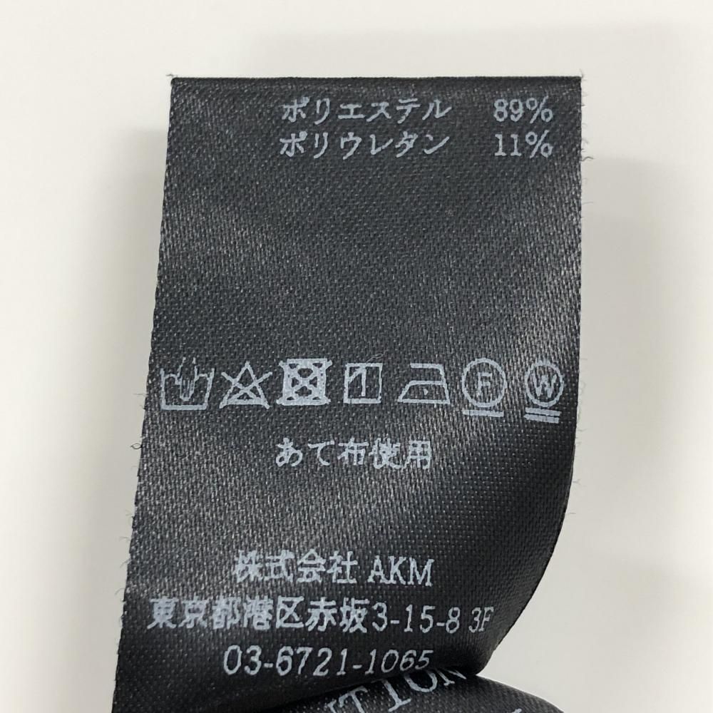美品】ウノピゥウノウグァーレトレゴルフ 半袖ポロシャツ 黒 袖立体
