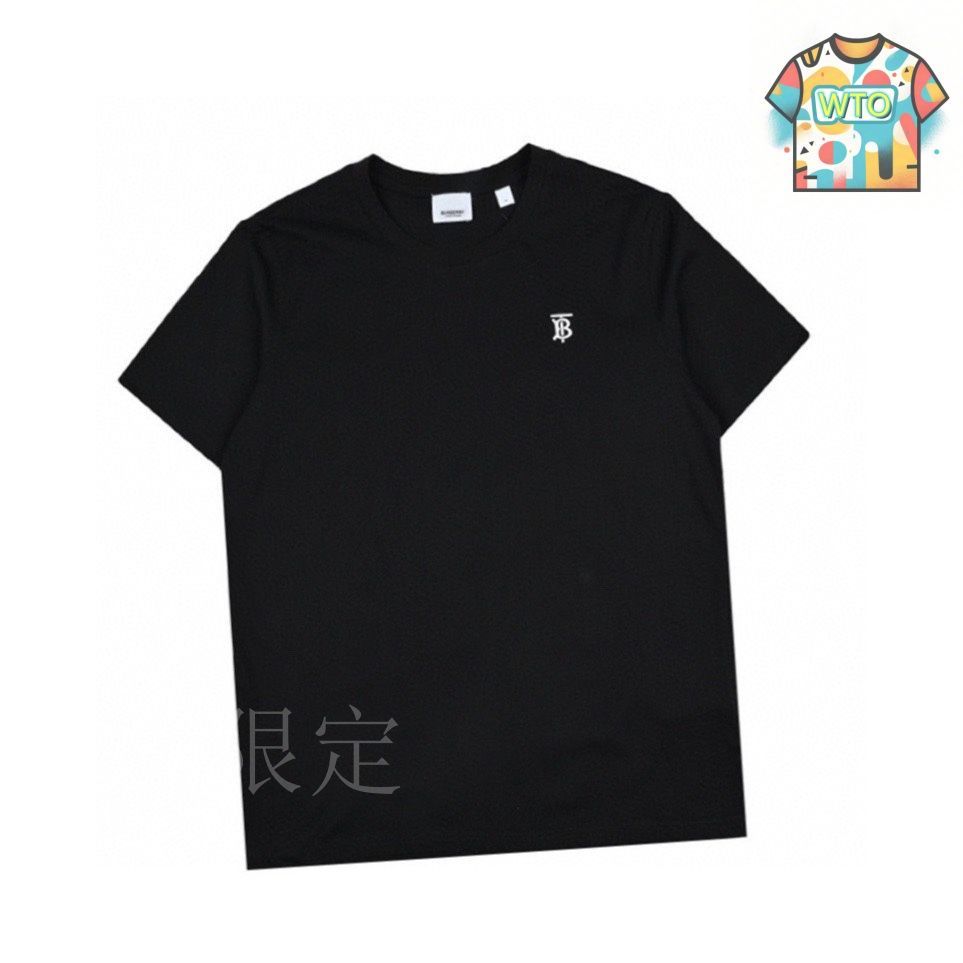 今日特価】Burberry 2025 夏 クラシック TB 刺繍丸首半袖 T